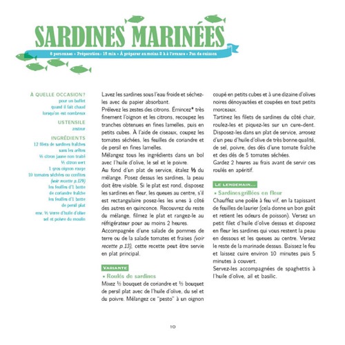 Sardines recette mhcb