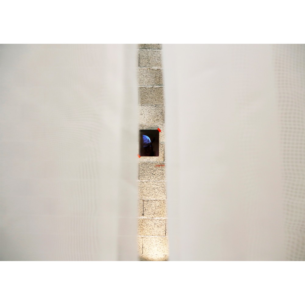 Autoportrait avec mon sang voile espace R