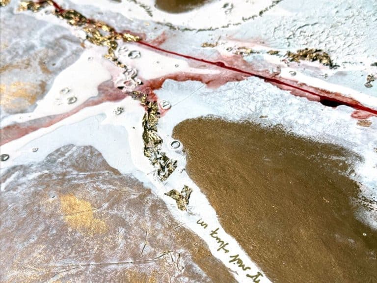 Panneau Or 10 detail  Kohelet Chapitre 3